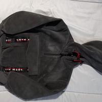 Felpa pile bambino con tasca sul davanti