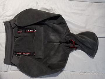 Felpa pile bambino con tasca sul davanti