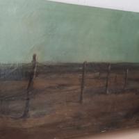 QUADRO OPERA ARTISTA BELLO LUIGI 45X60 OLIO SU TEL