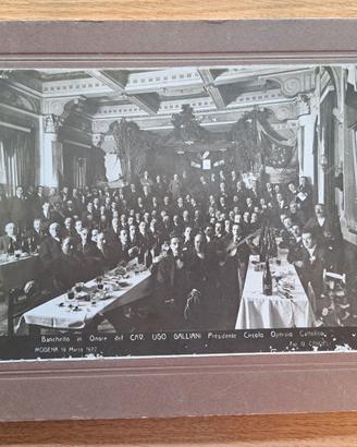 Foto cartonata grande formato Modena 1922