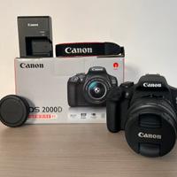 Canon  EOS 2000D Kit completo