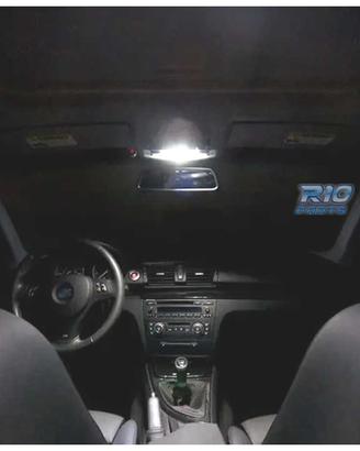 KIT 15 LAMPADE LED INTERNE BMW SERIE 1 E81 E87 116