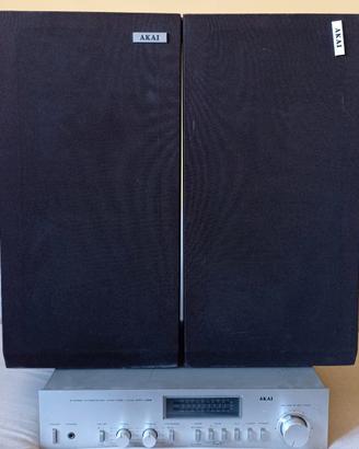 Impianto Hi-Fi Vintage Coordinato Akai