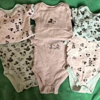 Body neonato Topolino Disney 6 pezzi