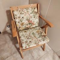 Sedie pieghevoli legno