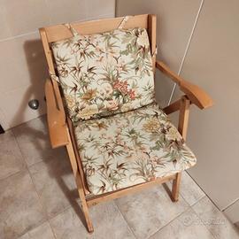Sedie pieghevoli legno