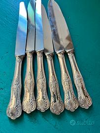 Coltelli vintage placcato argento