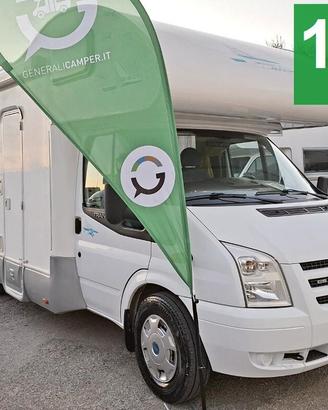 CAMPER RIMOR FORD MANSARDATO 6 POSTI SEMIDINETTE L