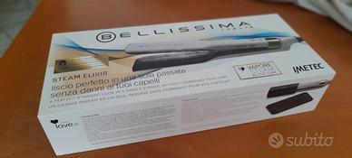 Piastra capelli b ellissima Imetec vapore elixir