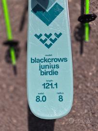 black crows junius bambino + bastoncini 