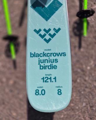 black crows junius bambino + bastoncini 