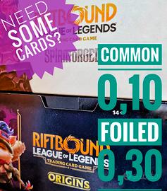 Riftbound Origins e Spiritforged 