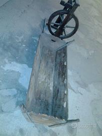 culla antica in legno