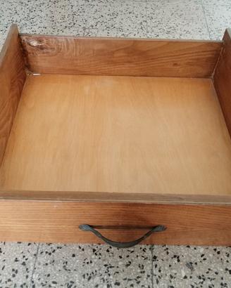 Cassetti vintage legno 46x62x16 cm contenitore 