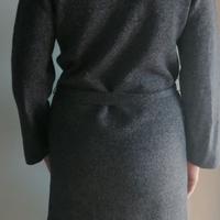 Cardigan lungo bluette