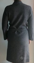 Cardigan lungo bluette