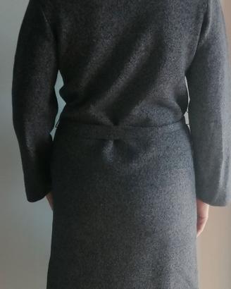 Cardigan lungo bluette