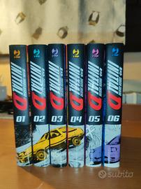 INITIAL D MANGA ITALIANI 1-6
