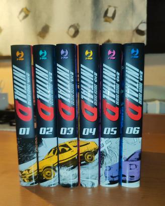 INITIAL D MANGA ITALIANI 1-6
