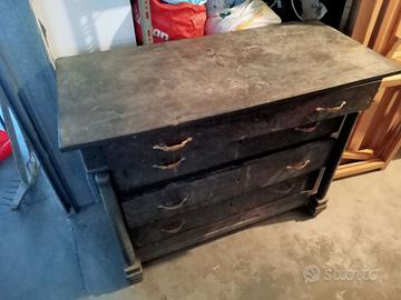 Cassettone Impero 1800-1820 autentico