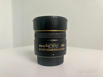 NIKON Nikkor AF DX Fisheye 10.5mm f/2.8G ED usato