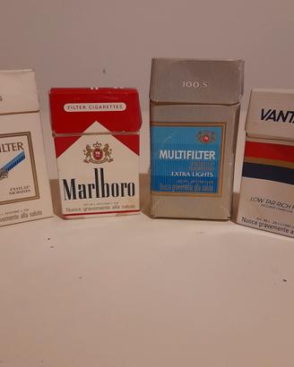 pacchetti vuoti sigarette