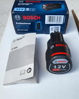 Batteria Bosch GBA 12V 2.0Ah