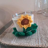porta candela "girasole"