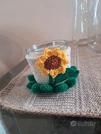 porta candela "girasole"