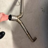Terminale di scarico non silenziato toyota GR86