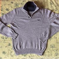 Maglione collo alto grigio Henry Cotton’s tg S