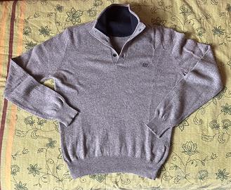Maglione collo alto grigio Henry Cotton’s tg S