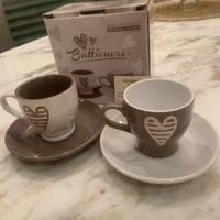 Coppia di tazzine da caffe brand Batticuore