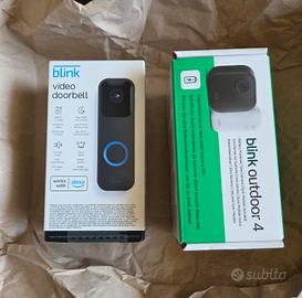 blink outdoor 4 + blink synk Core + blink doorbell
