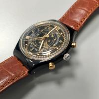 Swatch Chrono SCB113 Watch Black degli anni 90 Chr