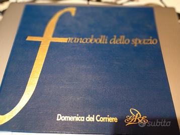 album  collezione francobolli dello spazio