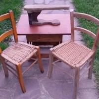 Sedie - Stiramaniche - Tavolini vintage