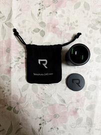 Reeflex teleobiettivo 240mm per iphone e samsung