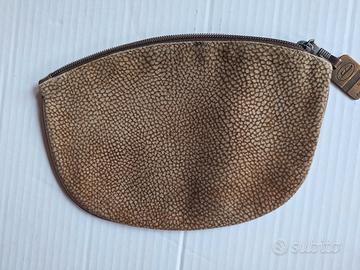 Borbonese autentico anni 80 pochette pelle mai us