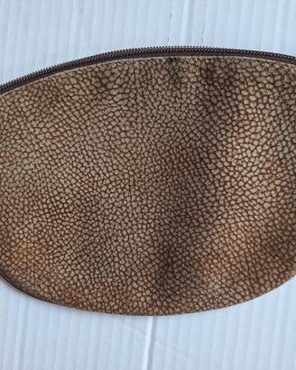 Borbonese autentico anni 80 pochette pelle mai us