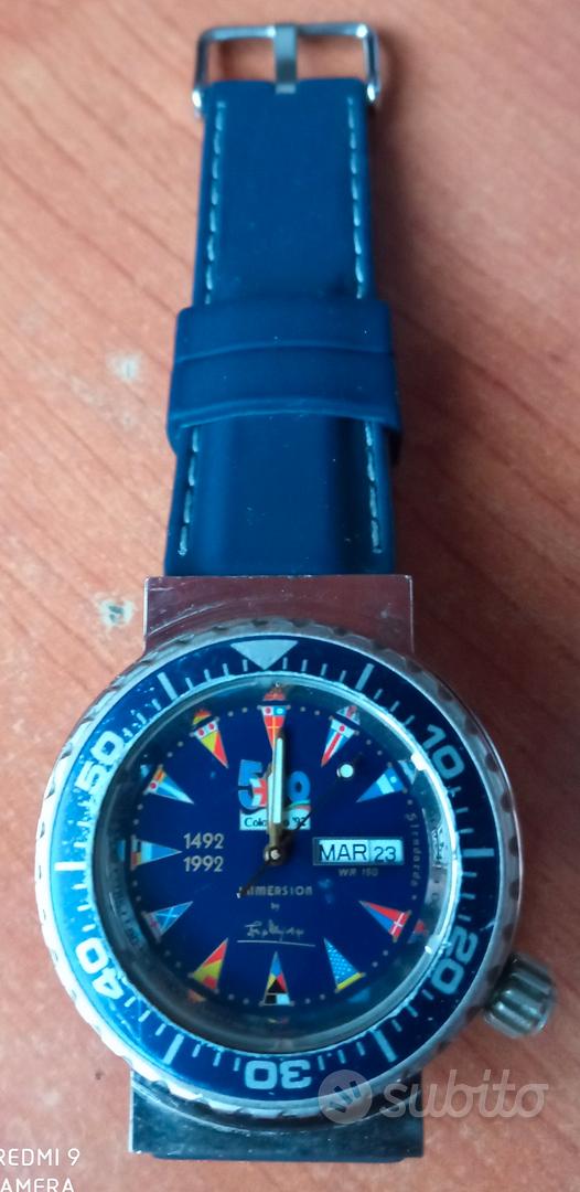orologio stendardo anniversario colombo 500 anni Collezionismo In vendita a Napoli