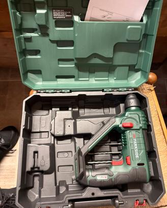 Trapano tassellatore a batteria parkside 20 v