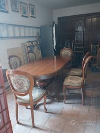 Tavolo e sedie vintage