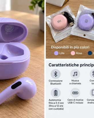 🎧 Auricolari Bluetooth TWS Wireless – Nuovi