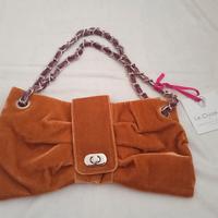 Borsetta cammello scamosciata Emanuela Biffoli 