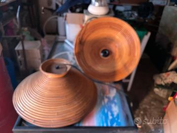 Lampade in canna di bambù vintage