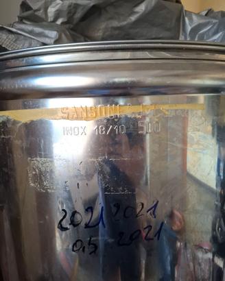 contenitore acciaio inox