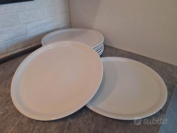 8 Piatti in Ceramica per Pizza o Sottopiatti