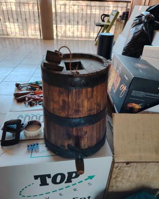 piccola botte in legno