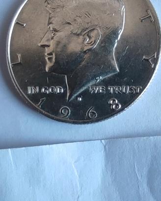 Mezzo dollaro in argento, Kennedy 1968